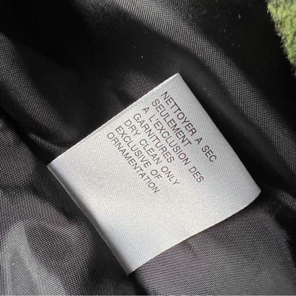 Tribal wool plaid pea coat - Picture 7 of 8